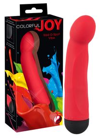 Вібратор You2Toys Colorful Joy, червоний, для стимуляції G-точки