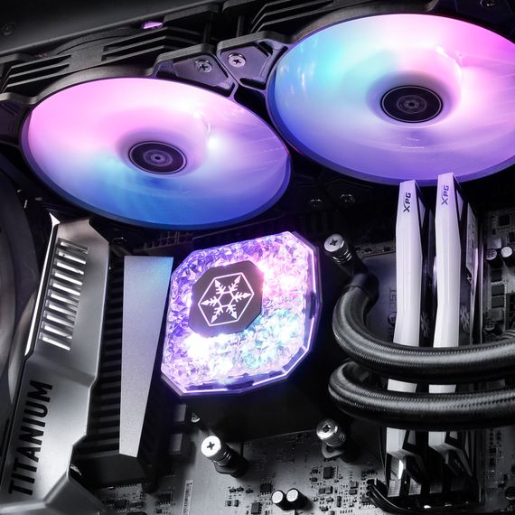 Система рідинного оxолодження SilverStone Icegem 240P-ARGB SST-IG240P-ARGB | Зображення 2