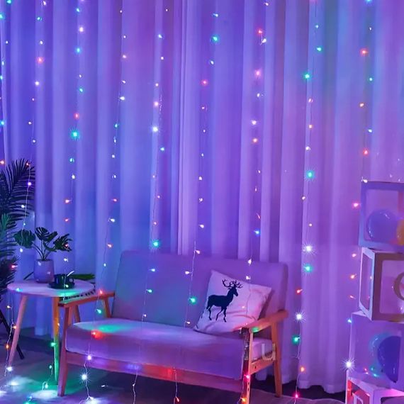 Гірлянда-штора Сіточка LED XPRO G-49 (23457421602_322) | Зображення 4