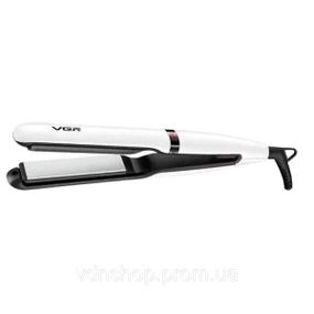 Випрямляч для волосся VGR V-512 з керамічними пластинами, білий