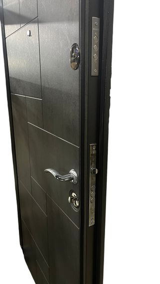 Двері ФР-4 МЕТ/МДФ16 2050*960 ліві бет тем-сір | Зображення 4