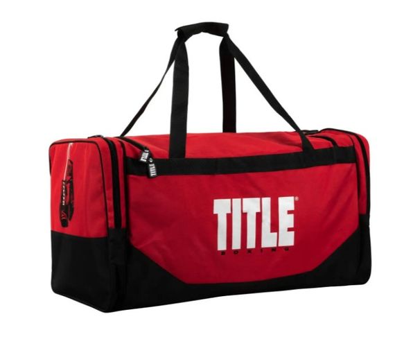 Спортивна сумка TITLE Boxing Deluxe Gear Bag Red 70 л (TBAG45 RD/BK)