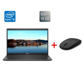 Ультрабук Б-клас Dell Latitude 3520 / 15.6" (1366x768) TN / Intel Core i5-1135G7 (4 (8) ядра по 2.4 - 4.2 GHz) / 16 GB DDR4 / 256 GB SSD / Intel Iris Xe Graphics / HDMI / WebCam б/в + Подарунок Бездротова миша / USB