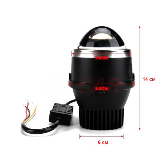 Bi-Led линза Cyclone FOG 3.0″ 4300k 35W | Зображення 3