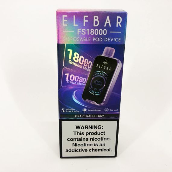 ELF BAR FS18000 смак Виноград Малина (Grape Raspberry) | Зображення 5