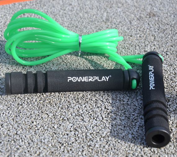 Скакалка PowerPlay 4205 Classic Plus Jump Rope Зелена (2,7m.) | Зображення 6