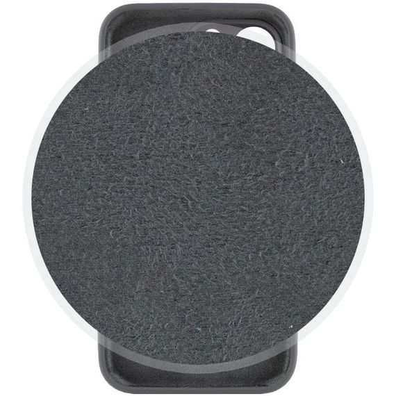 Чохол Silicone Case Full Camera Protective (AA) для Apple iPhone 13 Pro (6.1") Сірий / Dark Gray | Зображення 4
