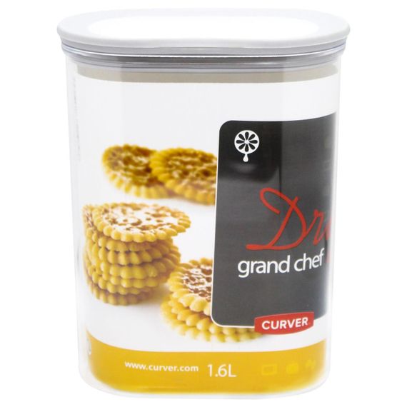 Контейнер для сипких продуктів Curver Grand Chef 1.6 л, пластиковий із кришкою 04342 | Зображення 1