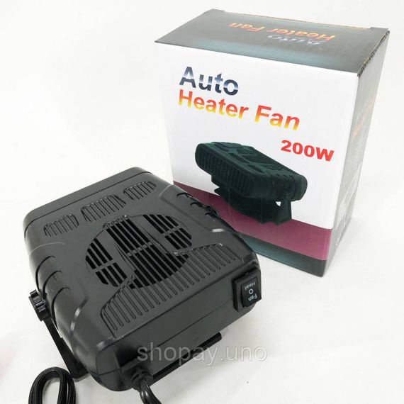 Автомобильная дуйка 12v ceramic heat fan 701 Car, Тепловентилятор автомобильный 12вольт TR-10 | Зображення 2