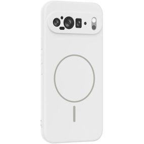 Чехол Silicone Cover Lakshmi Full Camera (AA) with MagFit для Google Pixel 9 Pro XL Белый / White