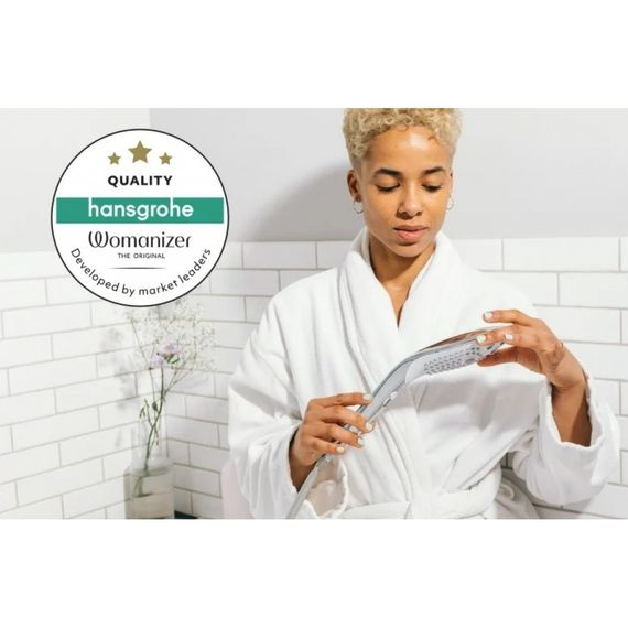 Насадка на душ для мастурбації Womanizer Wave, біла Sex Aura | Зображення 2