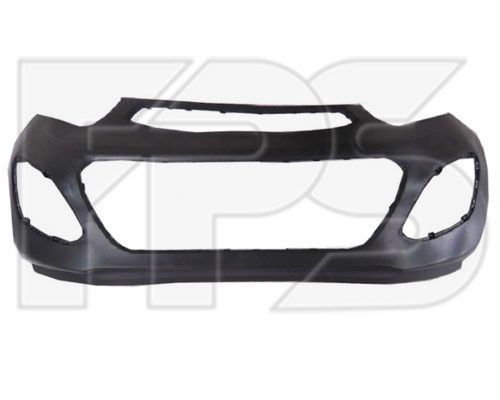 Передний бампер Kia Picanto (11-14) черный (FPS) 865111Y000