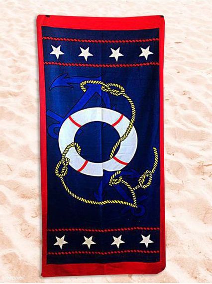 Полотенце пляжное Kanat 75х150 Махра/Велюр