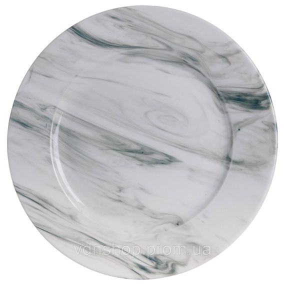 Столовый набор посуды тарелок и чашек 16 предметов на 4 персоны Marmor фарфоровый, обеденный столовый сервиз тарелок MD-16-2G | Зображення 4