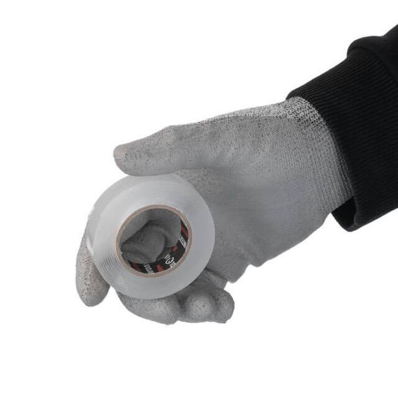 Стрічка клейка двостороння POWER FIX 2 м, 15*1 мм, прозора, акрил, STORM INTERTOOL KT-0825 | Зображення 2