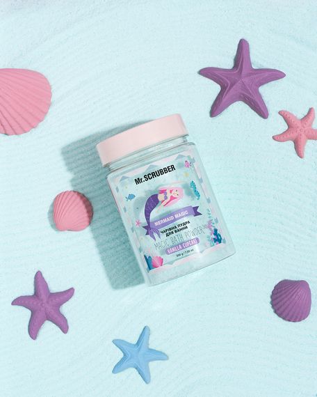 Пудра для ванни Mr. Scrubber Magic Bath Powder Mermaid Magic (100 ml) | Зображення 1