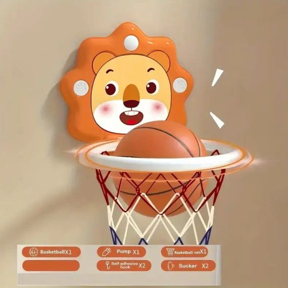 Дитячий підвісний міні-баскетбольний набір 24х12см | Зображення 3