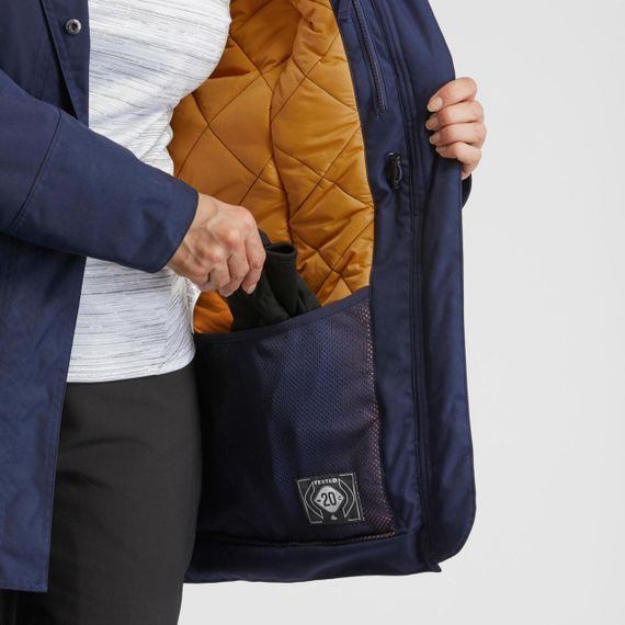 Куртка жіноча SH900 ultra-warm -20°C водонепроникна синя - XS | Зображення 5