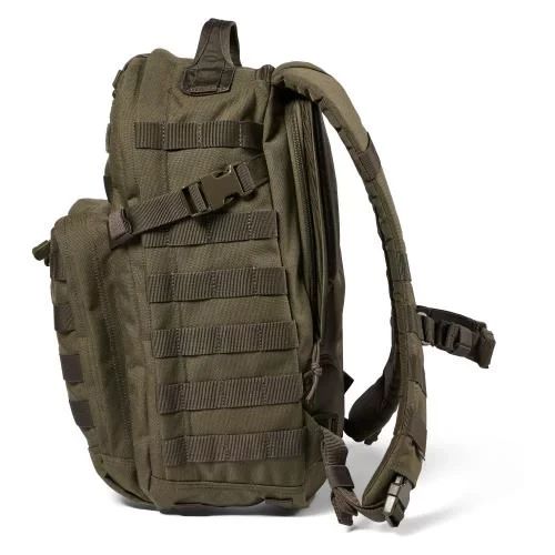 Тактичний рюкзак 5.11 Tactical RUSH 24L RANGER GREEN міцний штурмовий рюкзак із системою MOLLE для військових туризму та EDC | Зображення 5