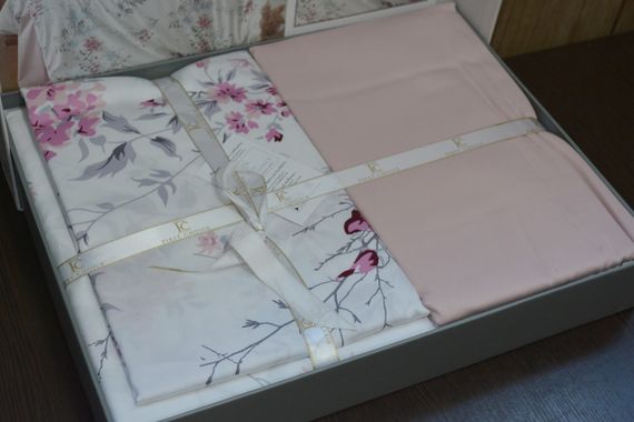 Постельное белье First Choice Cotton Satin 200 х 220 см Leena Powder | Зображення 2