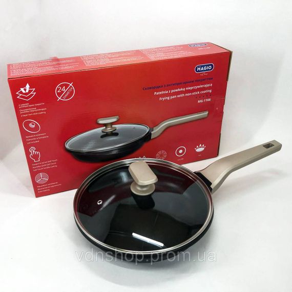 Сковорода для приготування на будь-якій плиті, Кулінарна сковорода з антипригарним покриттям EP-79 | Зображення 2