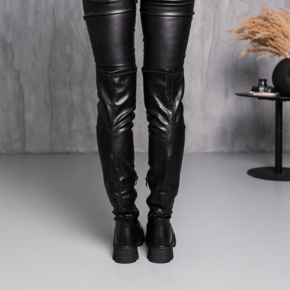 Ботфорты женские зимние Fashion Image 3885 38 размер 245 см Черный | Зображення 7