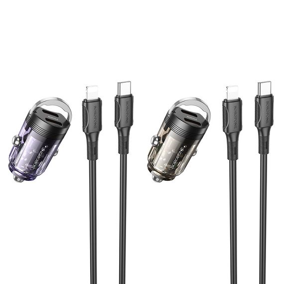 АЗП Borofone BZ29B Outstanding PD36W (2C) + Type-C to Lightning