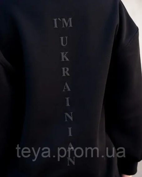 Толстовка цвет черный размеры S, M, L, XL FI_006072 | Зображення 3