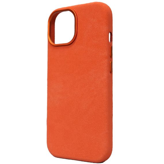 Чехол Denim with MagSafe для Apple iPhone 14 Pro Max (6.7") Orange | Зображення 1