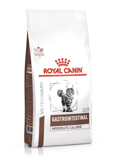 Сухий корм для котів з проблемами травлення та надмірною вагою Royal Canin Gastrointestinal Moderate Calorie Feline, 4 кг