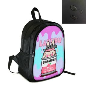 Рюкзак міський/шкільний 38×28см з принтом Лабубу/Labubu дитячий, підлітковий, спортивний (4147)