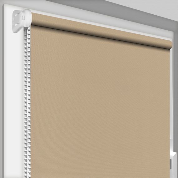 Рулонная штора ТМ "DecoSharm" Перла 1864 открытого типа Латте 525 х 1700 мм