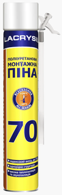 Піна монтажна побутова 70л Лакрисіл