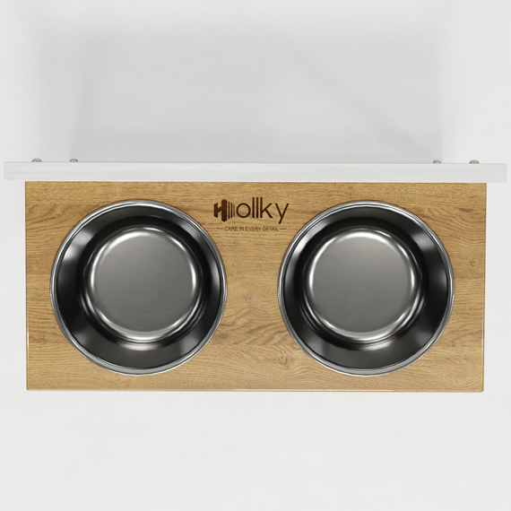 Миски на регулируемой подставке для больших собак Hollky Flex L (2 × 1.8 л) FL-502850-WHNT | Зображення 6