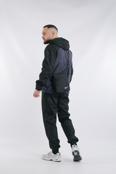 Комплект чоловічий Nike: анорак "House" чорно-сірий + штани "President" чорні + барсетка чорна M (1621603707/1) | Зображення 5