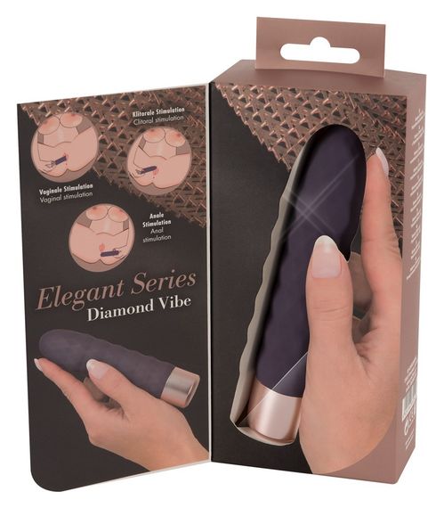 Екстравагантний вібратор із 10 режимами вібрації Elegant Diamond Vibe Sex Aura | Зображення 8