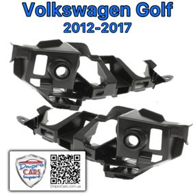 Volkswagen Golf 2012-2016 левый кронштейн, крепление бампера переднего, 5G0807049A