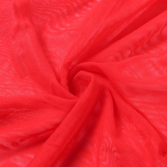 Халатик Star Night з поясом та мереживом, червоний, XS-S  sexstyle | Зображення 9