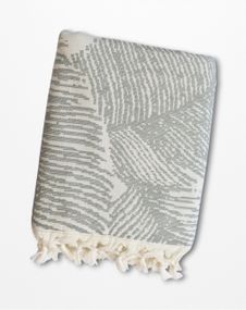 Полотенце пляжное пештемаль Pupilla 90 х 170 см, Maxel Gri