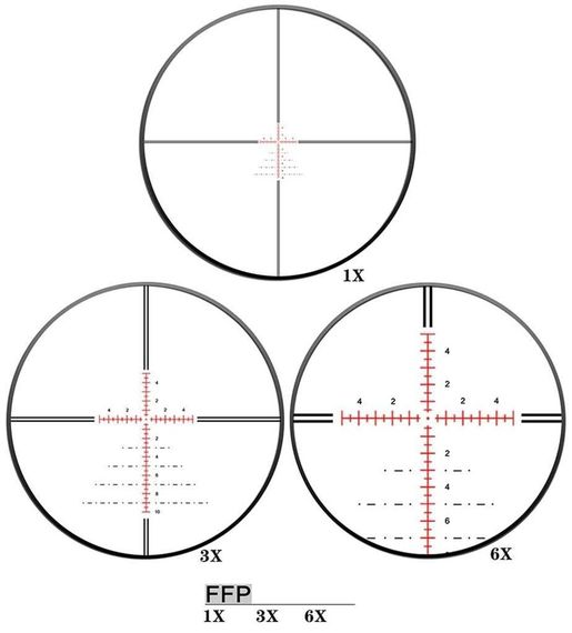 Приціл Discovery Optics ED-AR 1-6x24 IR FFP (30 мм, підсвічування) | Зображення 3