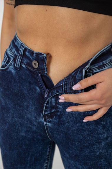 Джинсы женские Skinny, цвет синий, 182R3428 | Зображення 4