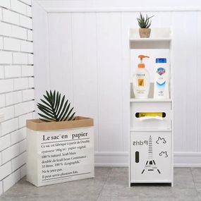 Полка стеллаж пластиковая в ваную Этажерка устойчива к влаге PK-02 (80cm*15cm*15cm)
