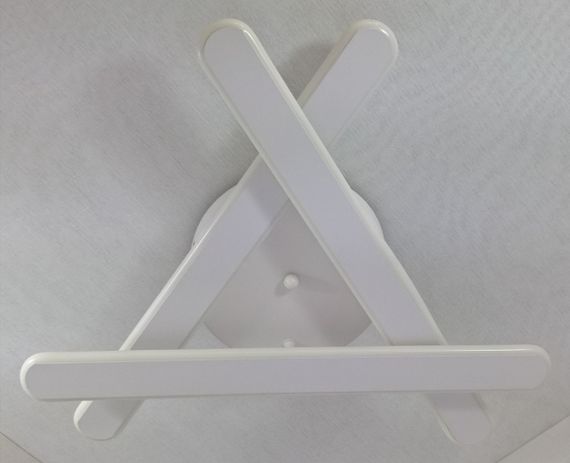 Люстра світлодіодна стельова LED світильник для квартири на стелю лед 25334 Білий 10х51х51 см. | Зображення 3