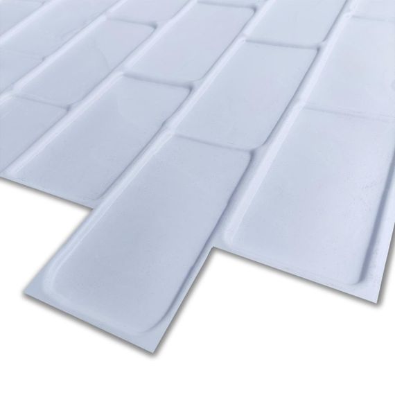 Декоративная ПВХ панель кирпич под коричневый мрамор 960х480х4мм SW-00001428 | Зображення 4