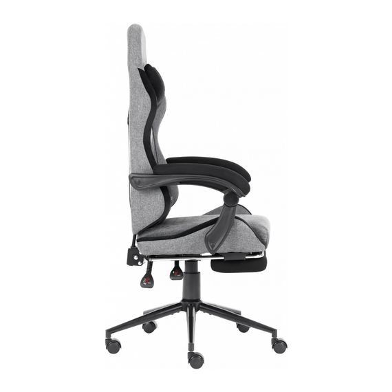 Крісло ігрове GT Racer X-2324 Gray/Black (X-2324 Fabric Gray/Black Suede) | Зображення 2