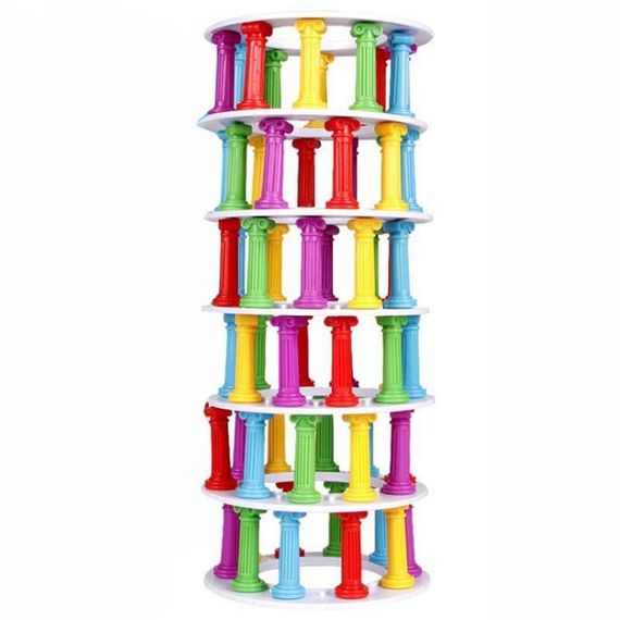 Настільна інтерактивна гра Ummi 707-59 Collapsing Tower Game Blue | Зображення 1