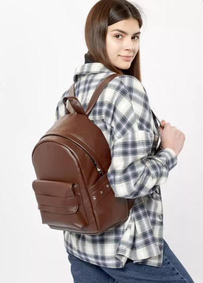 Жіночий рюкзак Sambag Dali BKH шоколадний 35 х 25 х 12 см (15351020) | Зображення 4