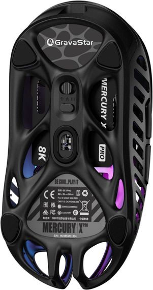 Ігрова Миша Gravastar Mercury X Pro 8K BT/WL/USB Galaxy Black (GSXPRO_BLK) | Зображення 4