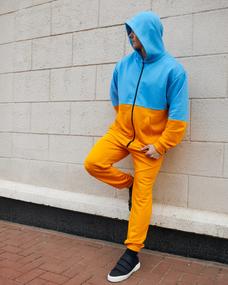 Костюм патріот Жовто-синій S XL