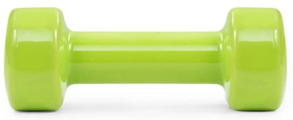 Гантель вінілова PowerPlay 4125 Achilles 3 кг Зелена 1 шт (PP_4125_3kg) | Зображення 2
